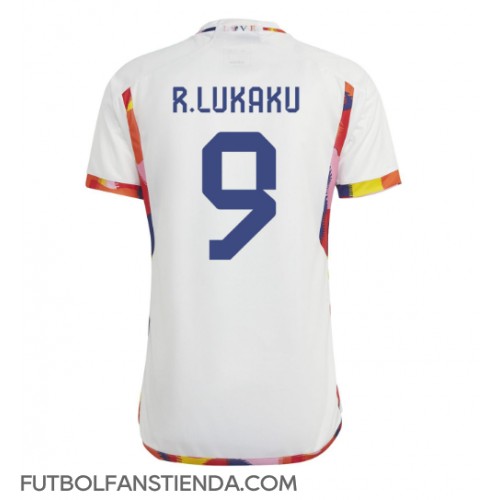 Bélgica Romelu Lukaku #9 Segunda Equipación Mundial 2022 Manga Corta